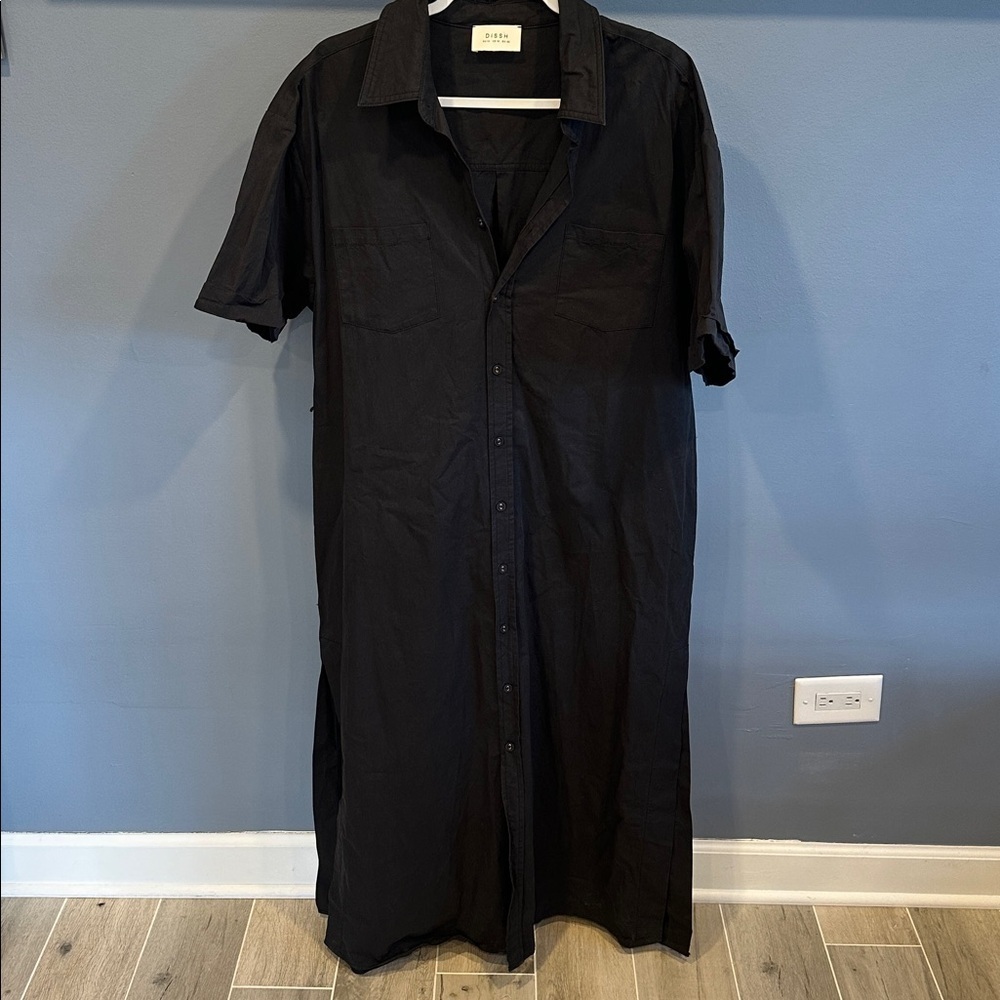 DISSH shirt Dress Size 10 NO Belt